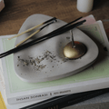 "TOPOGRAPHY" Sculptural Concrete Incense Burner
