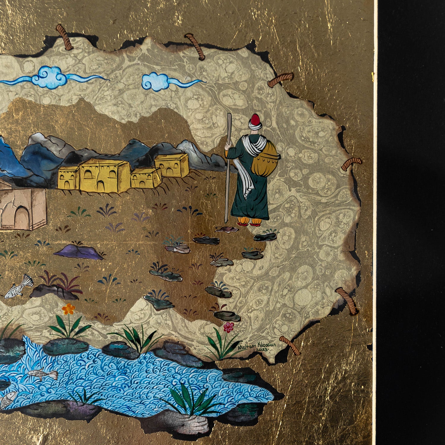 “Away from the City” – Handmade Miniature Painting