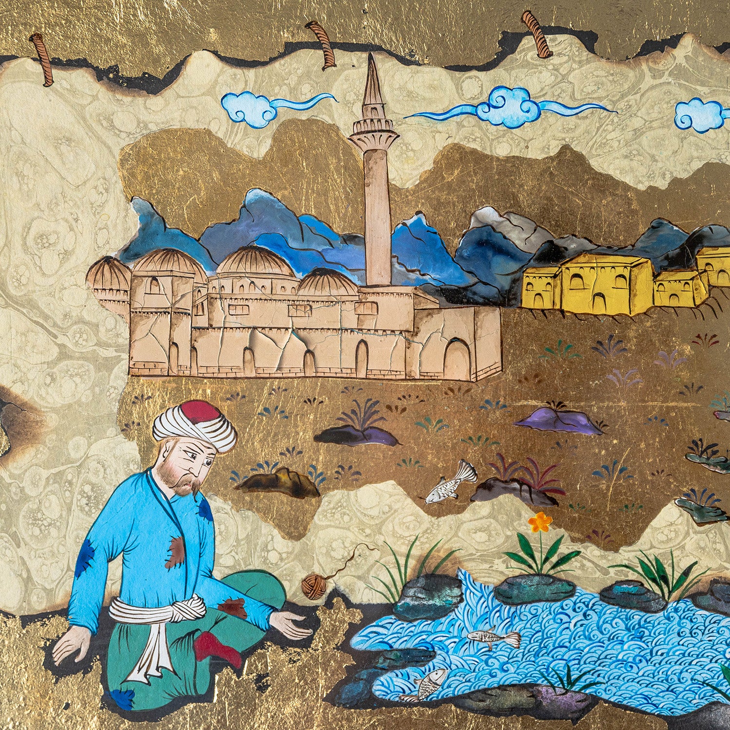 “Away from the City” – Handmade Miniature Painting