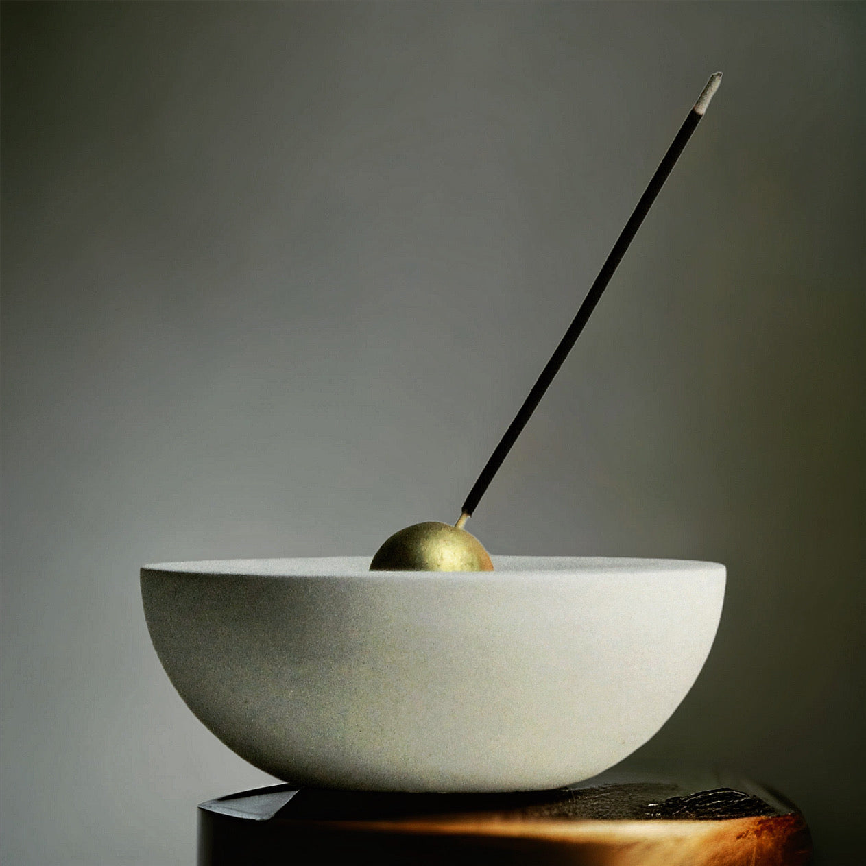 “HOLE” Concrete Incense Burner