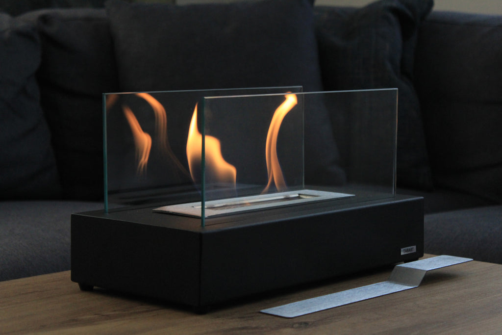 "V1" BLACK-IRON" Metal Fireplace