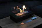 "V1" BLACK-IRON" Metal Fireplace
