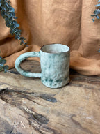 100% Handmade Rustic Vintage Stoneware Mug