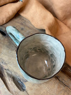 100% Handmade Rustic Vintage Stoneware Mug