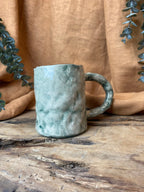 100% Handmade Rustic Vintage Stoneware Mug