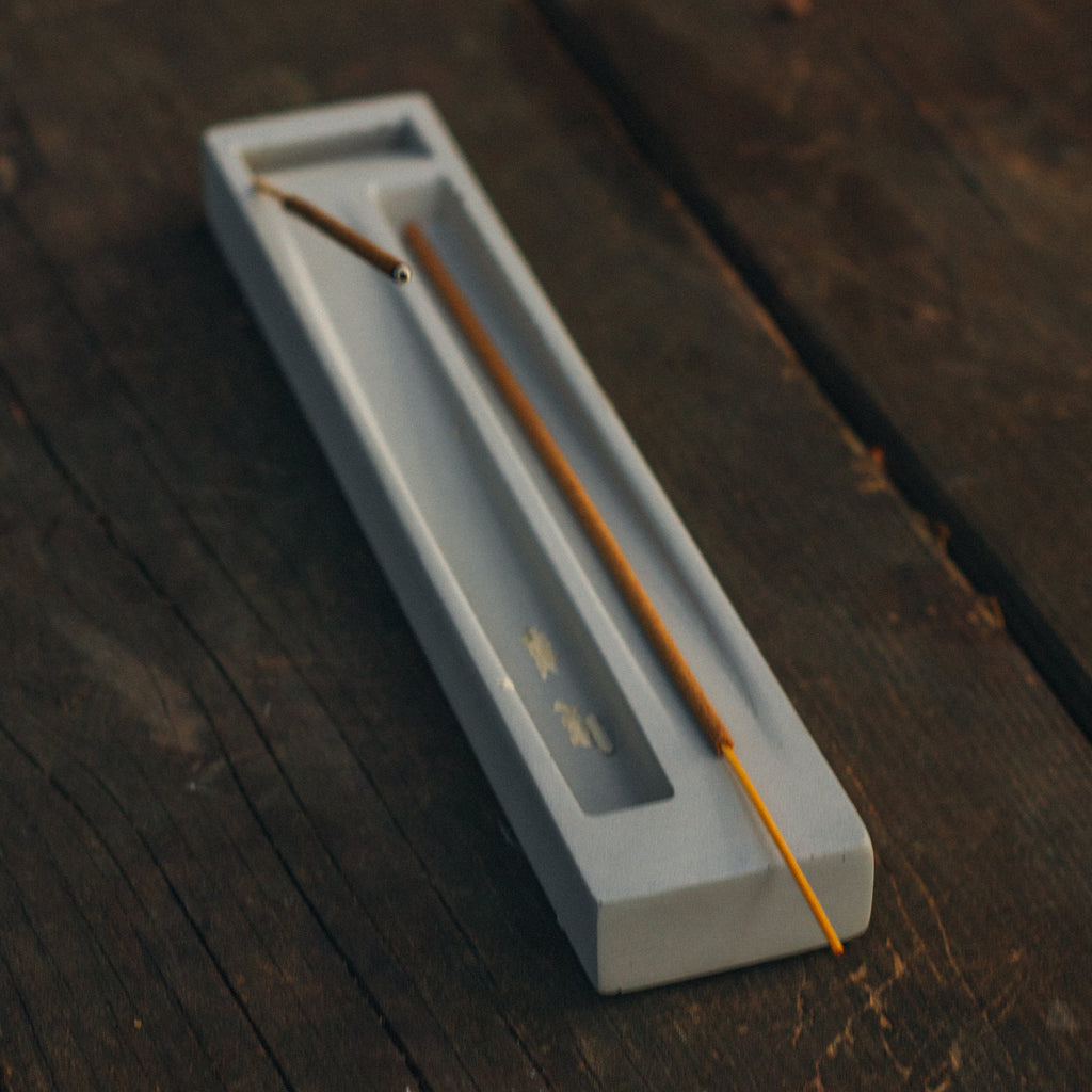 WAY Sculptural Concrete Incense Burner
