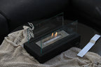 "V1" BLACK-IRON" Metal Fireplace