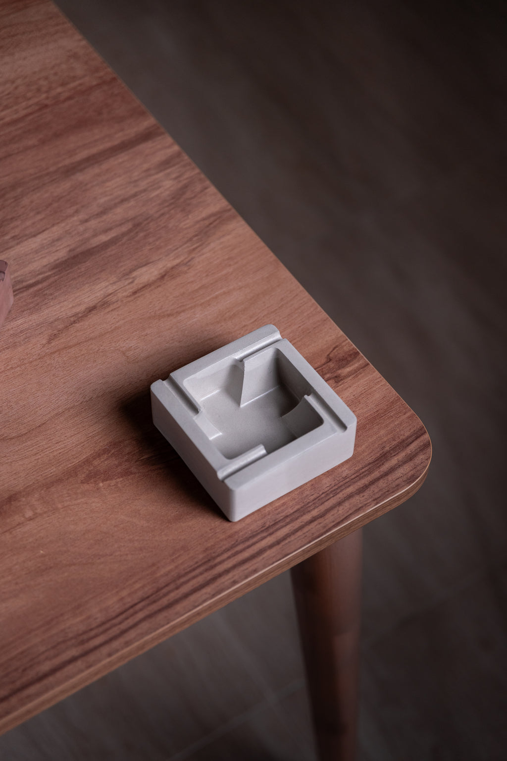 "LABYRINTH" Sculptural Concrete Ashtray