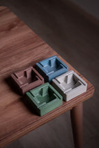"LABYRINTH" Sculptural Concrete Ashtray