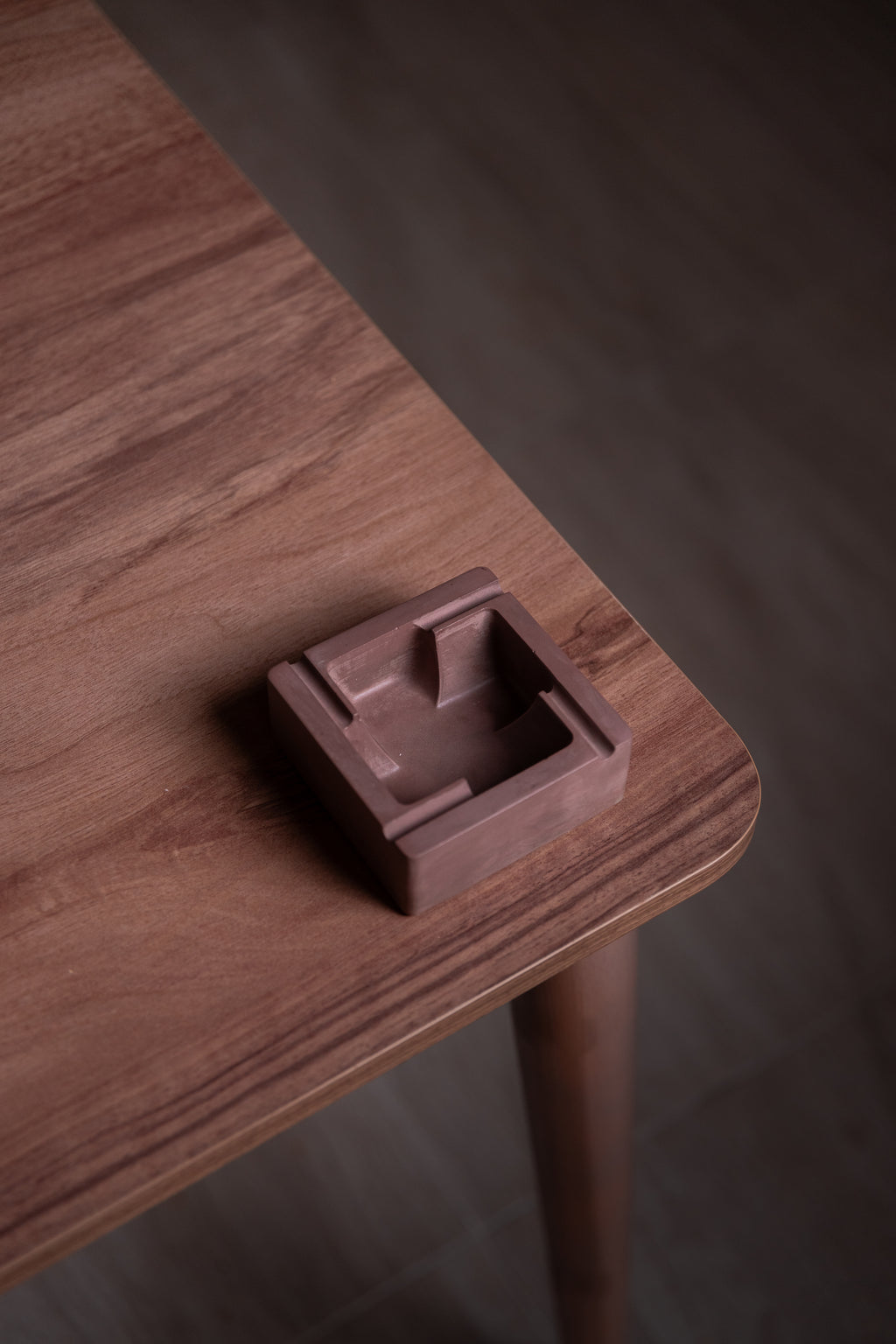 "LABYRINTH" Sculptural Concrete Ashtray