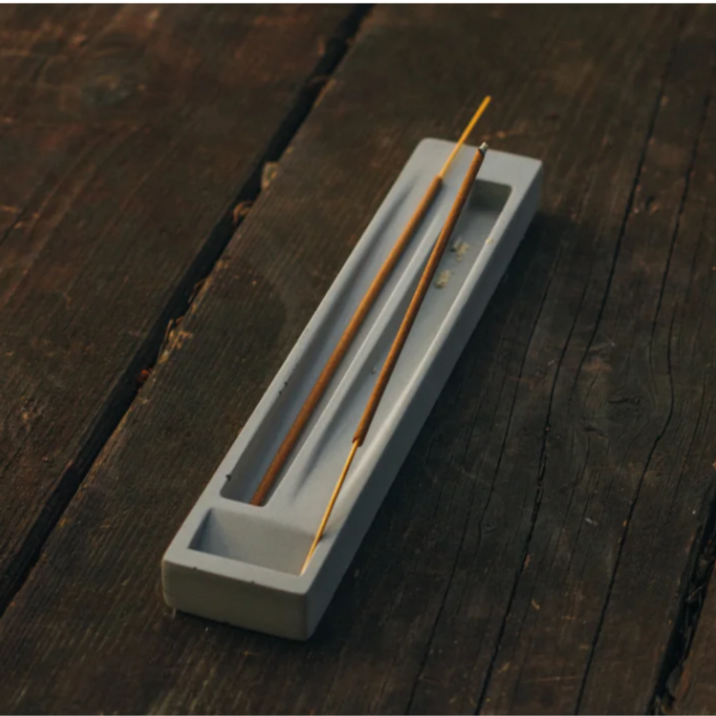 WAY Sculptural Concrete Incense Burner