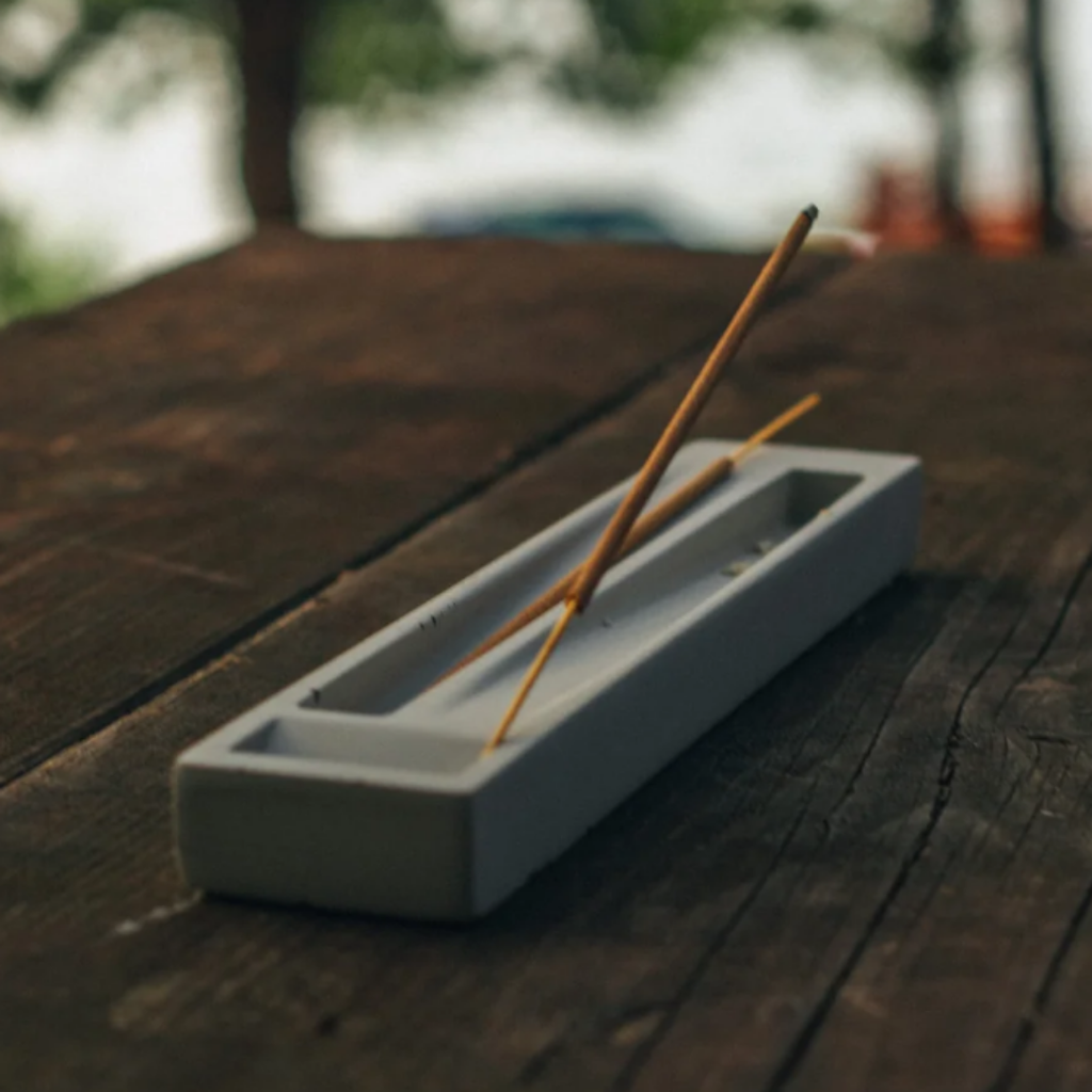 WAY Sculptural Concrete Incense Burner