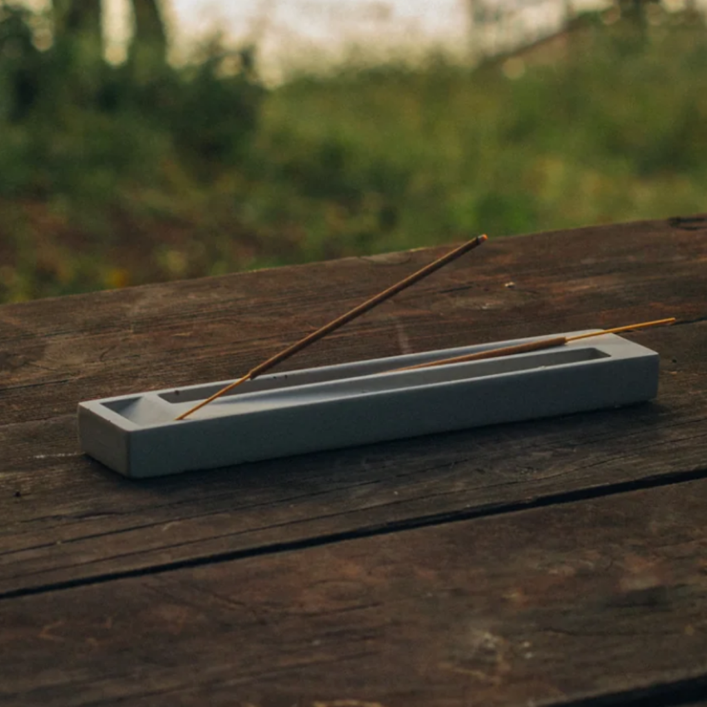 WAY Sculptural Concrete Incense Burner