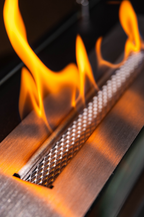 BLACK IRON V2 Sculptural Metal Tabletop Fireplace