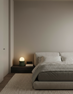 BOVO Sculptural Concrete Table Lamp