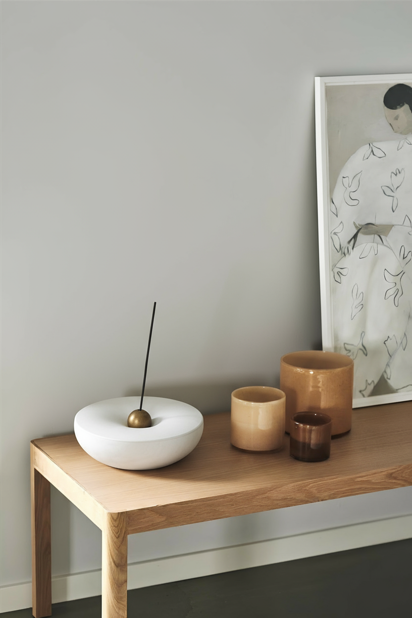 HOLE XL Sculptural Concrete Incense Holder