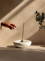 HOLE XL Sculptural Concrete Incense Holder