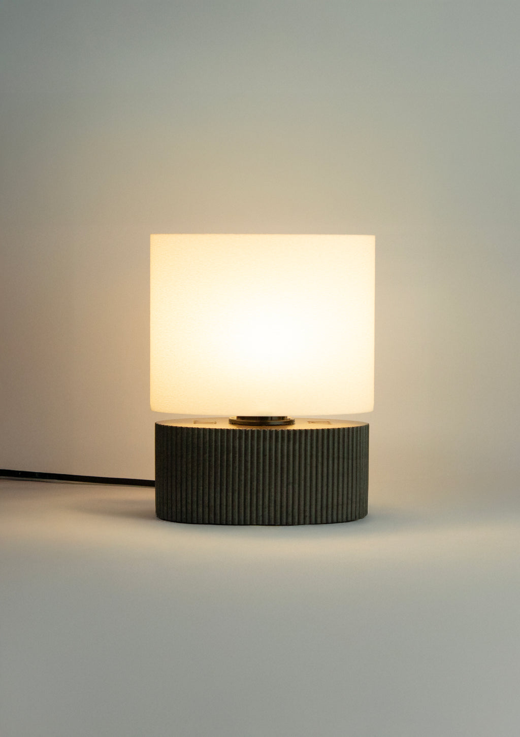ELLIPSE Sculptural Concrete Table Lamp