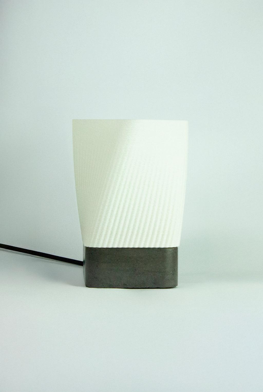 HELIX Sculptural Concrete Table Lamp
