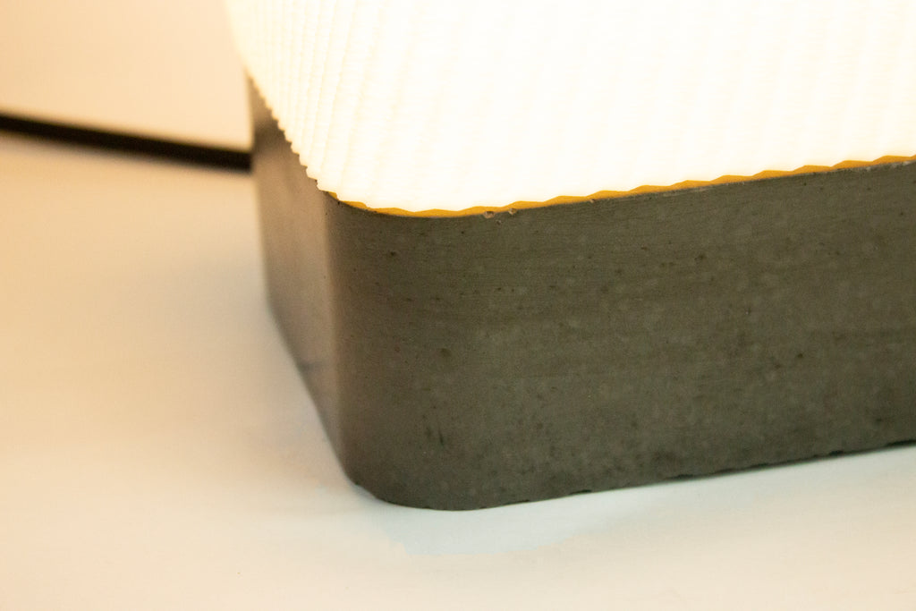 HELIX Sculptural Concrete Table Lamp