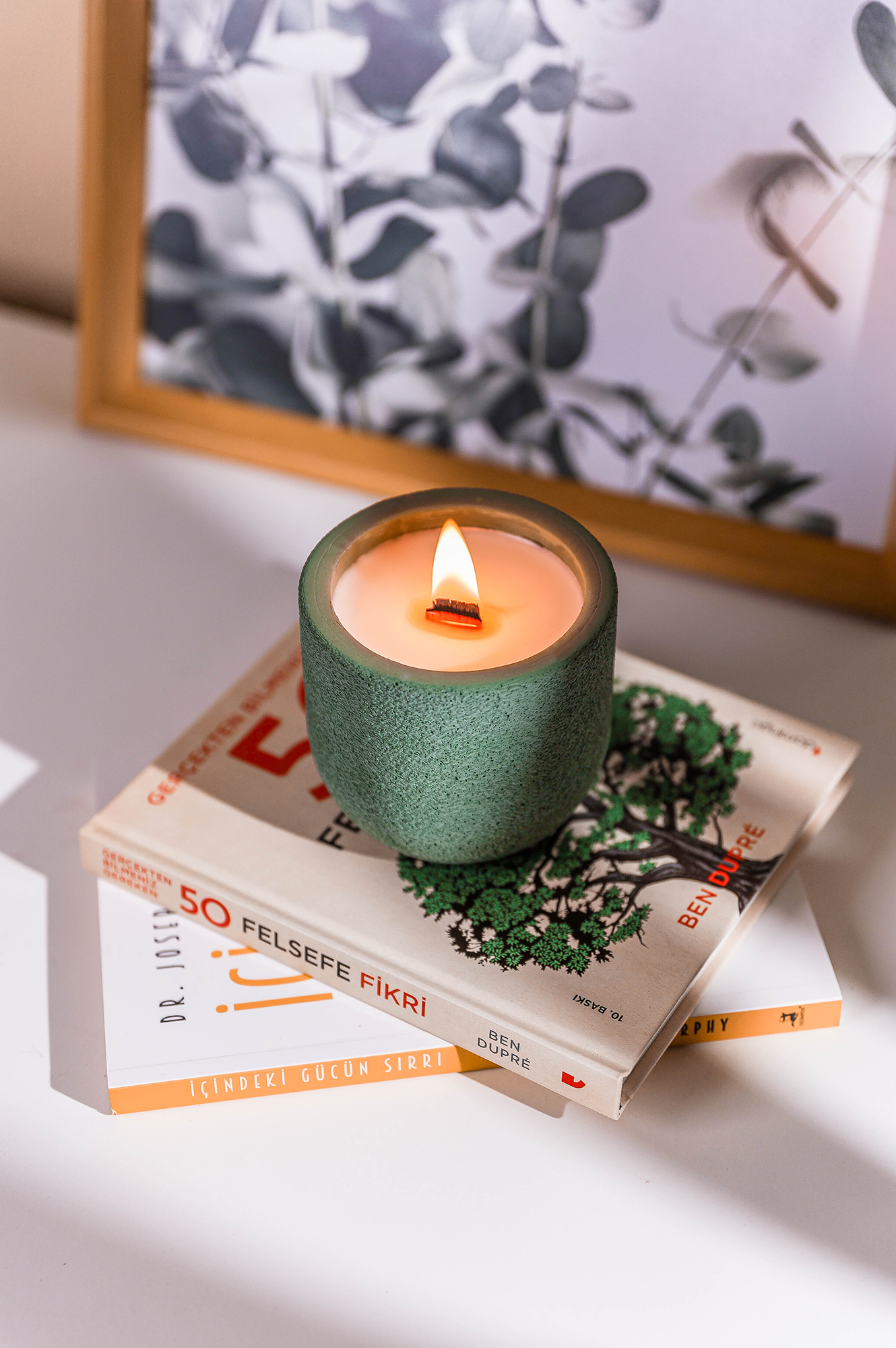 “CYLE” 100% Soy Wax Organic Concrete Candle & Planter