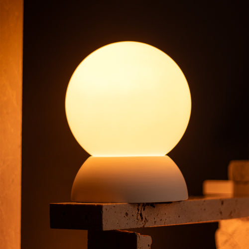 "LIA" Sculptural Concrete Table Lamp