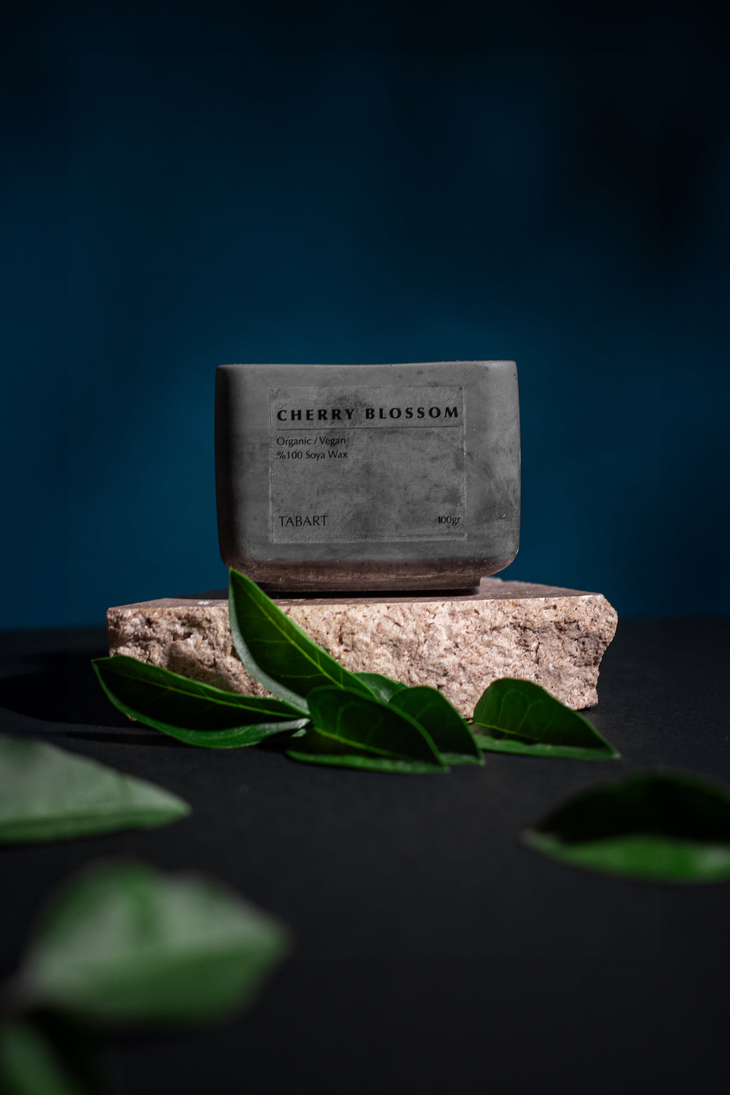 100% Soya Wax Organic Concrete Candle & Planter