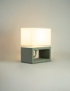 RECT Sculptural Concrete Table Lamp