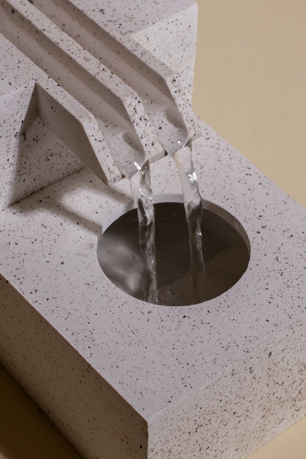 AKIS Sculptural Waterfall Fountain