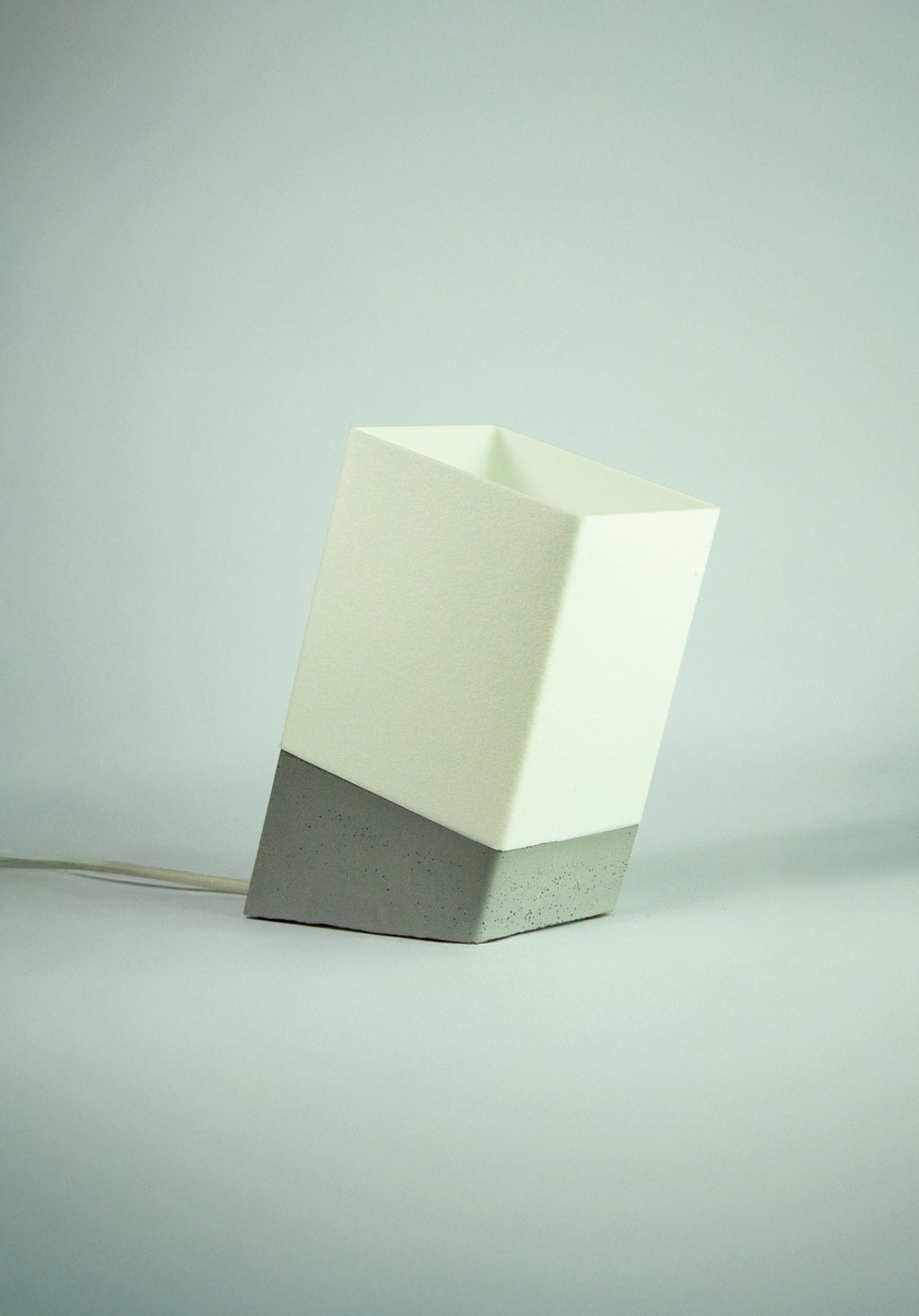 SLOPE Sculptural Concrete Table Lamp