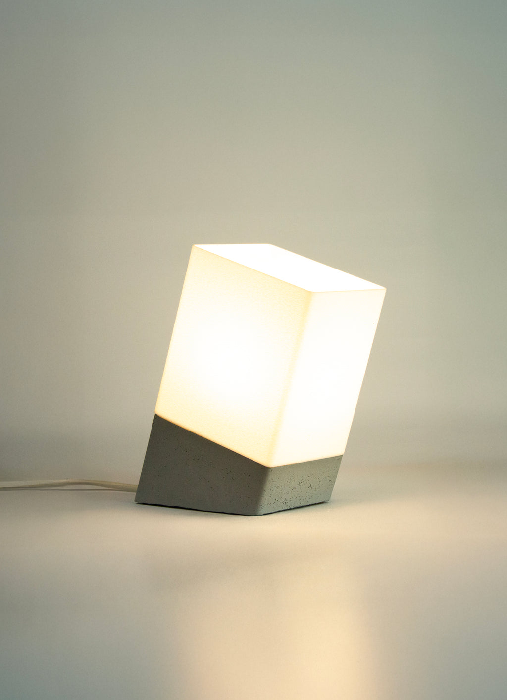 SLOPE Sculptural Concrete Table Lamp