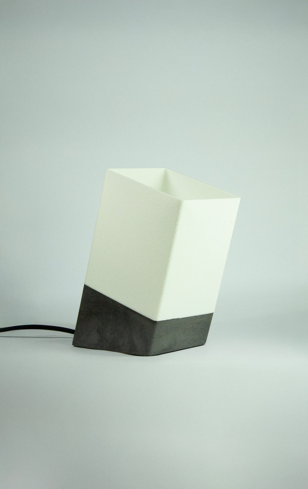 SLOPE Sculptural Concrete Table Lamp