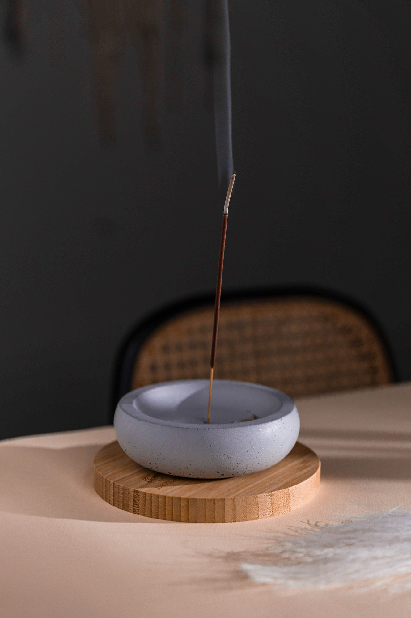 “SUNK” Concrete Incense Burner