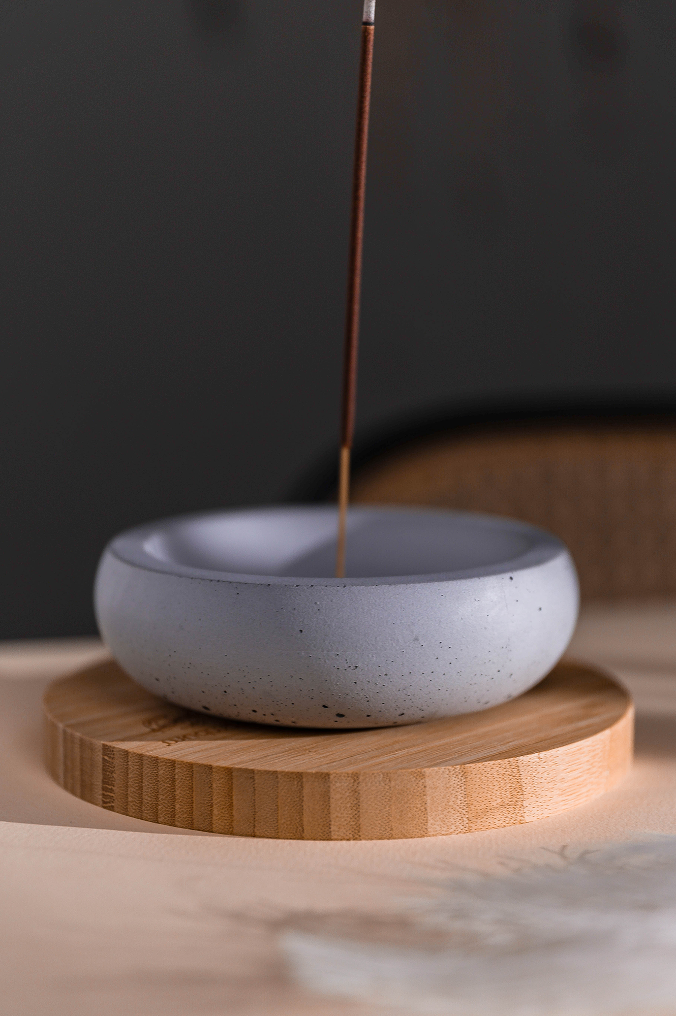 “SUNK” Concrete Incense Burner