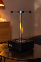 TORNADO V1 Sculptural Metal Tabletop Fireplace