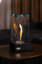 TORNADO V1 Sculptural Metal Tabletop Fireplace
