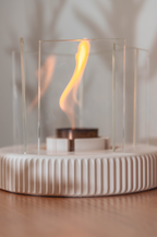 TWIST FIRE V2 Sculptural Tabletop Fireplace